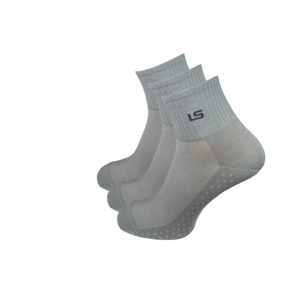 Jarun Socken kaufen Mainz Online Shop Quarter Socken atmungsaktiv hellgrau 3er Pack