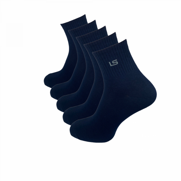 Jarun Socken kaufen Mainz Online Shop Quarter Socken mit breitem Bund blau 4er Pack
