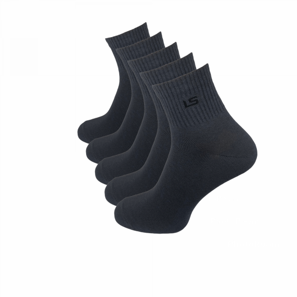 Jarun Socken kaufen Mainz Online Shop Quarter Socken mit breitem Bund grau 4er Pack