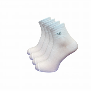 Jarun Socken kaufen Mainz Online Shop Quarter Socken mit breitem Bund weiß 4er Pack