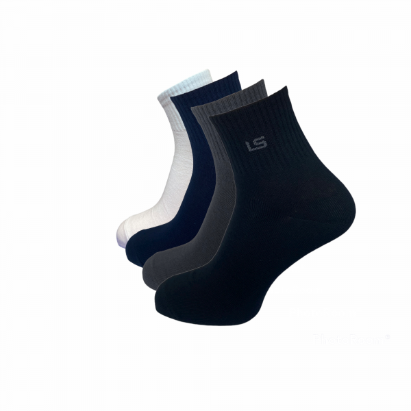 Jarun Socken kaufen Mainz Online Shop Quarter Socken mit breitem Bund weiß schwarz blau grau 4er Pack