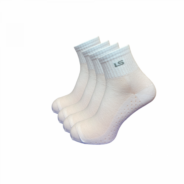 Jarun Socken kaufen Mainz Online Shop Quarter Socken atmungsaktiv weiß 4er Pack
