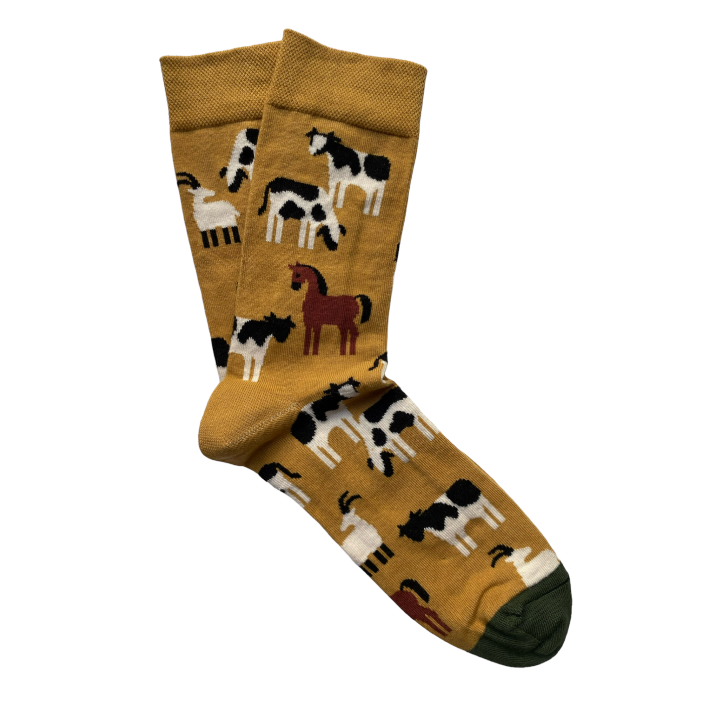 Kuh und Pferde Socken